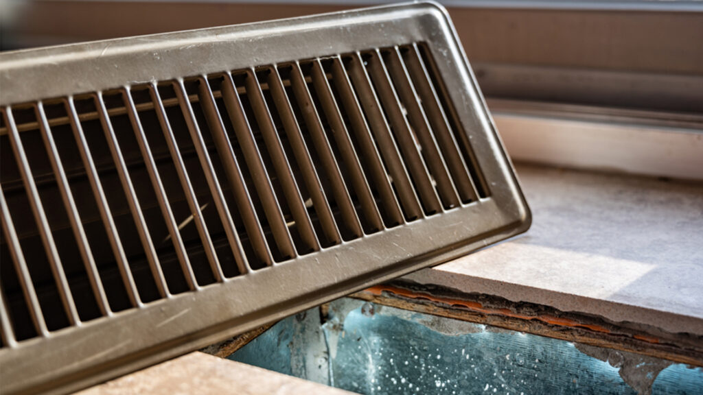 Air Duct Cleaning - register / vent